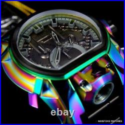 Invicta Bolt Zeus Magnum Iridescent 52mm Black Dual Swiss Movt Chrono Watch New