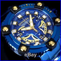 Invicta Grand Octane Coalition Forces Blue Label 63mm Swiss Mvt Steel Watch New