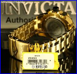 Invicta Men 50mm ProDiver SCUBA Chrono Black Fiber Glass Stainless Steel Watch