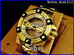 Invicta Men's 48mm ARSENAL GHOST BRIDGE Limited Ed Mechanical 18K GP SS Watch