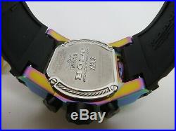 Invicta Reserve Bolt Zeus Magnum Watch 25609 Dual Time Chronograph Rainbow Metal