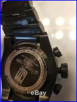 Invicta Reserve Bolt Zeus Swiss Black Metal Band Men's Watch 19485 Chronograph