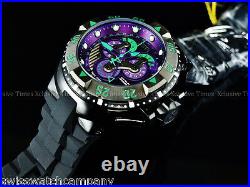 Invicta Reserve INDIGO JOKER Master Calendar 5040F Swiss Made Black Strap Watch