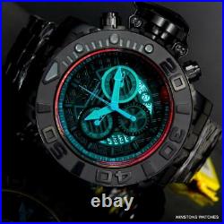 Invicta Sea Hunter Gen II 70mm Tinted Crystal Swiss Mvt Black Steel Watch New