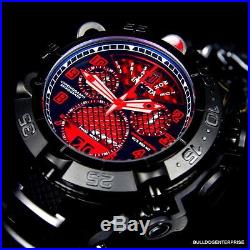 Invicta Subaqua Noma V JT Red Black 50mm LE Twisted Metal Chronograph Watch New