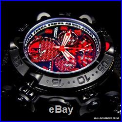 Invicta Subaqua Noma V JT Red Black 50mm LE Twisted Metal Chronograph Watch New
