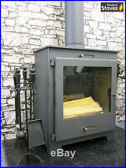 Istove lux 16kw with back boiler Wood Burning Multi fuel Burner Modern Stove