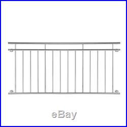 Juliet balcony railing 90x184cm stainless steel metal balustrade handrail