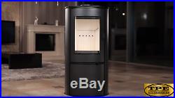 KOZA AB/S Modern Contemporary Free Standing Stove Curved Wood Burner 8kw