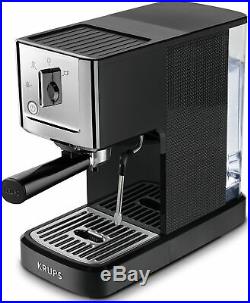KRUPS XP344C51 Calvi Steam & Pump Compact Espresso Machine, Black & Accessories