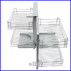 Kitchen Baskets Pull Out Slide Out Corner Wire Storage 800 900mm Right Hand