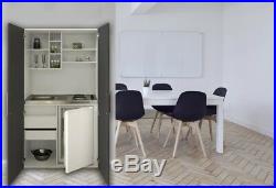 Kitchen Cupboard Mini Range Single Block White Grey Respekta