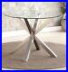 Kitchen_Dining_Table_Round_Clear_Glass_Top_110cm_Brushed_Stainless_Steel_Legs_01_slm