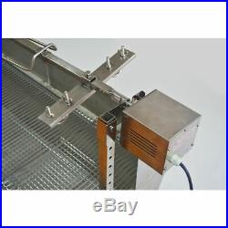 Large Stainless Steel BBQ Spit Roaster Rotisserie 46 Cooking Pig Lamb Chicken