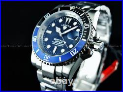 Legend Men's 200m Deep Blue Batman Arkham Diver Sapphitek Black Dial SS Watch