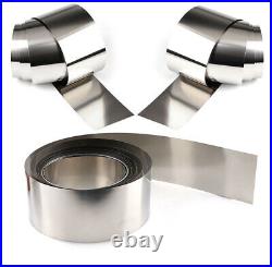 Length 1M 304Stainless Steel Tape Sheet Metal Plate Strip Panel 0.05-0.5mm Thick