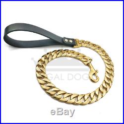 Luxury Stainless Steel Dog Chain Lead (32mm) REGAL DOG BIG DOG LEAD