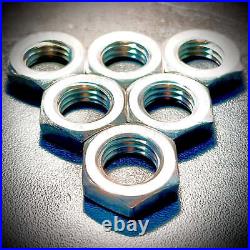 M12 M30 Half Thin All Metal Lock Nuts A2 304 Stainless Steel DIN 439