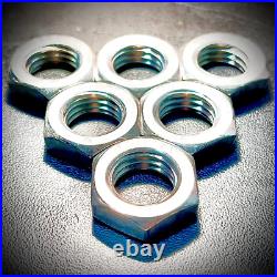 M12 M30 Half Thin All Metal Lock Nuts A2 304 Stainless Steel DIN 439