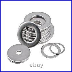 M1.6-M30 Metric Flat Washer Gasket Metal Ring Shim Pads A2 304 Stainless Steel