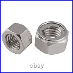 M3-M20 Hex Nut All Metal Self Locking Nuts Stainless steel A2 For Bolts & Screws