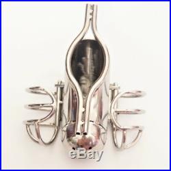 Male Chastity Device Belt Stainless Steel with extra cages, adjustment 60-135cm