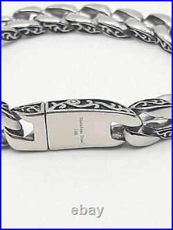 Men's stainless steel Bracelet Length 21cm/22cm