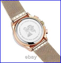 Mens Automatic Watch Silver & Gold Distinction Stainless Steel Swan & Edgar