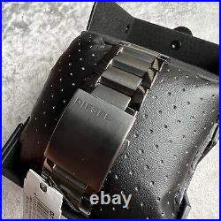 Mens Diesel Mr Daddy 2.0 Gun Metal Grey Chronograph Stainless Steel Watch DZ7331