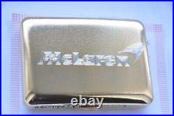 Metal Cigarette Case Stainless Steel 24k Gold Plated McLaren Super Car Logo Gift