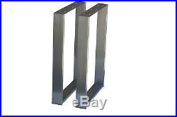 Metal Table Legs Lg 28 U Frame Stainless Legs for Dining Table Desk Cabinet 2PC