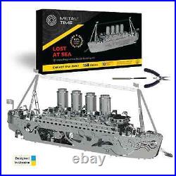 Metal Time Lost at Sea 3D stainless steel mechanical model kit MT044 Titanic