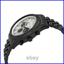 Michael Kors MK8605 Crystal Black Tone Lexington Chronograph Men's Wrist Watch