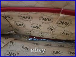 Michael Kors Woman Bag Red Dk Sangria Leather Logo Mod. Ciara 35H5GC6S3L