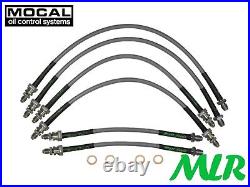 Mocal Ford Sierra Sapphire Escort Rs Cosworth 2wd 4wd Braided Brake Lines Hoses