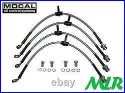 Mocal Toyota Mr2 Mk3 Zzw30 Stainless Steel Braided Brake Lines Hoses Pipes Kit
