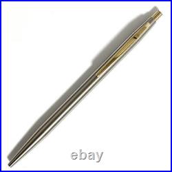 Montblanc Noblesse No. 1928 Ballpoint Pen Stainless Steel with Gold-Tone Accents