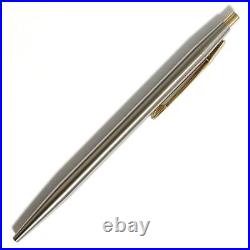 Montblanc Noblesse No. 1928 Ballpoint Pen Stainless Steel with Gold-Tone Accents