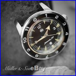 Müller&Son Seamaster 300 Spectre Watch Mod based on Seiko SNZH+Metal Bracelet