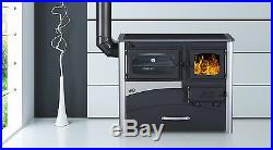 Multifuel cooker wood burner stove space heating and precise temperature oven