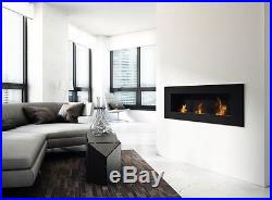 NEW PREMIUM Bio Ethanol Fire Biofire Fireplace 1200 x 400 Bioethanol / Glass /