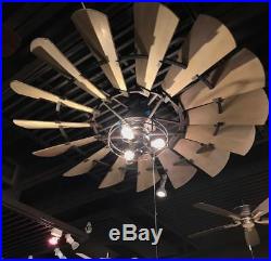 NEW Quorum Windmill Ceiling Fan 60 Oil Rubbed Bronze 96015-86