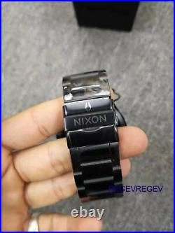 New Genuine Nixon Watch A037001 42-20 Chrono All Black A037-001 42mm