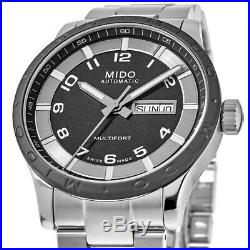 New Mido Multifort Automatic Day-Date Black Men's Watch M018.430.11.062.00