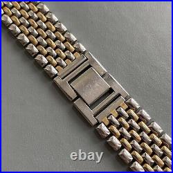 Original Vintage EXPANDRO Stainless Steel Bi-Metal Watch Bracelet. 20mm Ends
