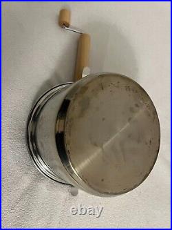 Original Whirley-Pop with Popcorn Popper Kit Metal Gear Stainless Steel