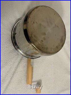 Original Whirley-Pop with Popcorn Popper Kit Metal Gear Stainless Steel
