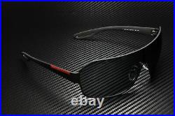 PRADA LINEA ROSSA Active PS 52QS DG01A1 Black Rubber Grey 37 mm Men's Sunglasses