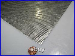 Perforated 304 Stainless Steel Sheet. 030 Thick x 24 x 24.094 Hole Dia