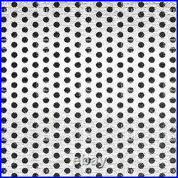 Perforated 304 Stainless Steel Sheet. 060 Thick x 24 x 24.250 Hole Dia
